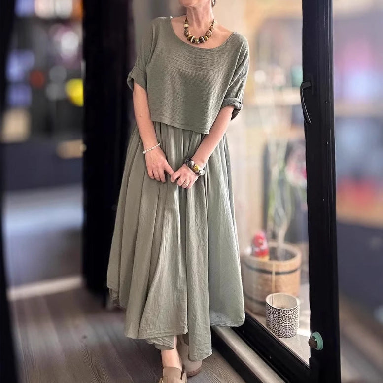 Dame Relaxed Fit Maxi Kjole Stilla