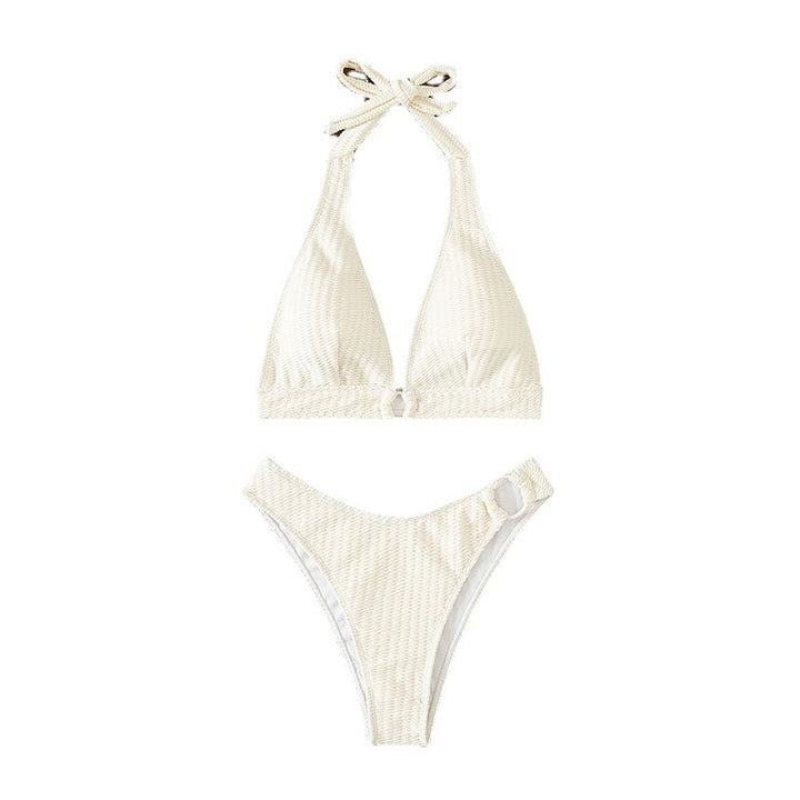 Damer Triangel-Bikini med elegant ring-design Skovae