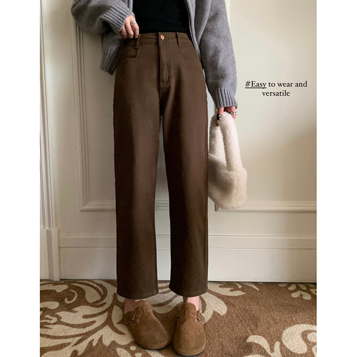 Dame High-Waist Jeans med klassisk skæring og moderne, elastisk talje Stilla