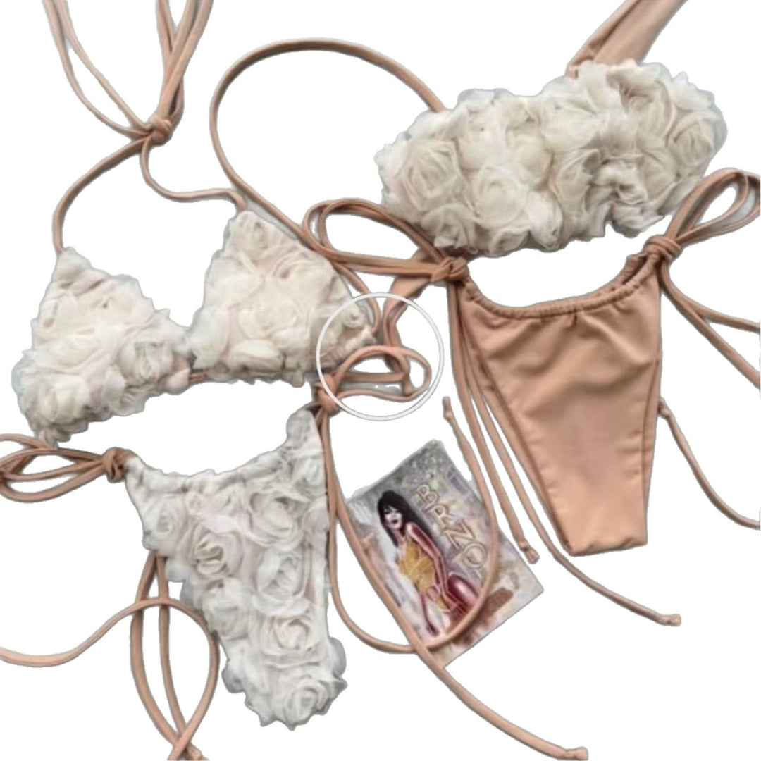 Dame Bikiniset med blomstret design Skovae