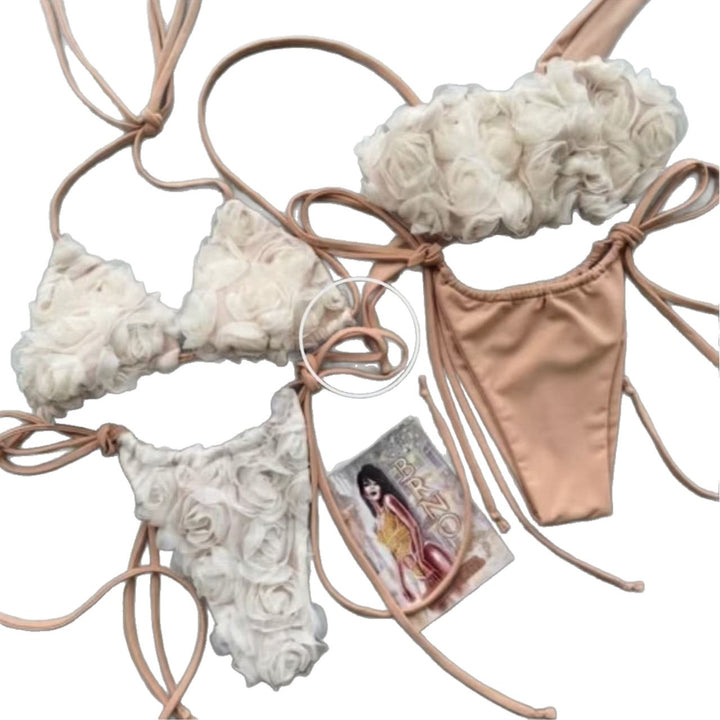 Dame Bikiniset med blomstret design Skovae