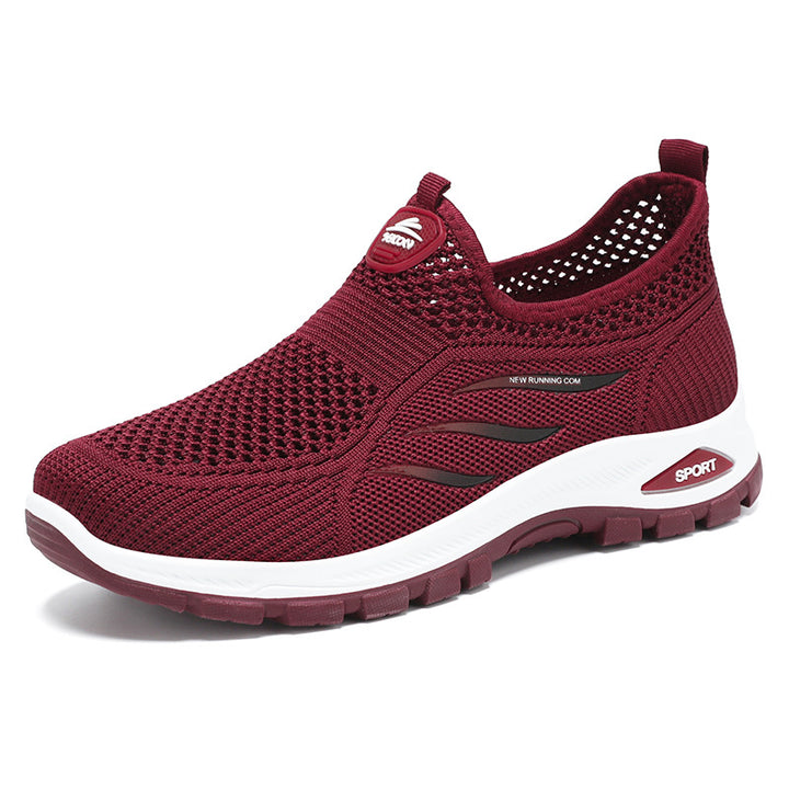 Dame Sporty Mesh Sneakers med skridsikker sål og åndbart overmateriale Stilla