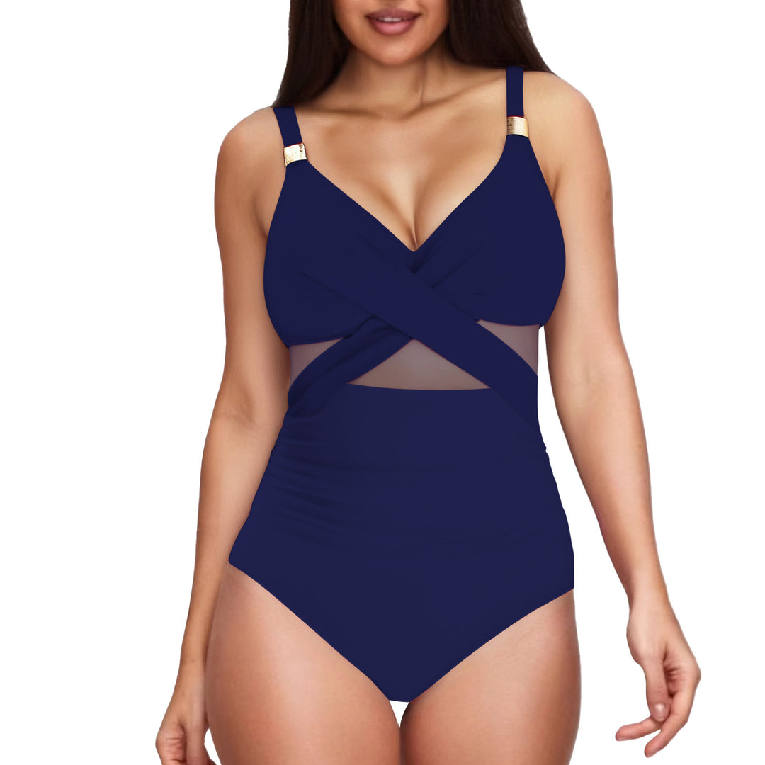 Damer Elegant One-Piece med transparente indlæg Skovae
