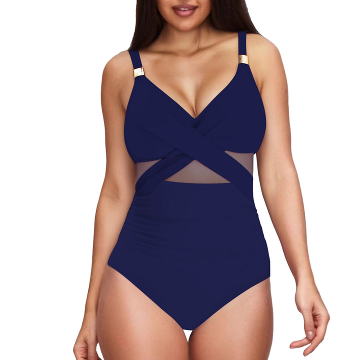 Damer Elegant One-Piece med transparente indlæg Skovae