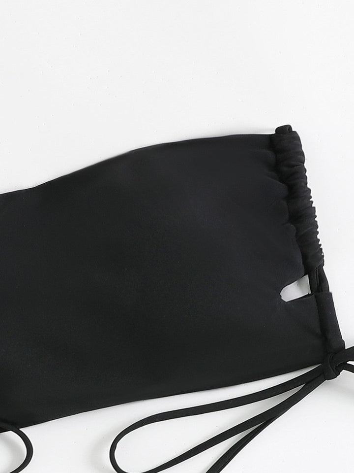 Dame Bandeau Stil Justerbar Bikini Sæt Stilla