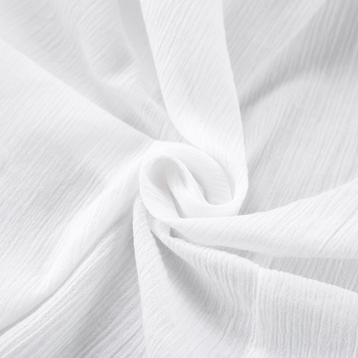 Dame modernt Crop-Top og Mini-nederdel sæt med afslappet knude-detalje Stilla