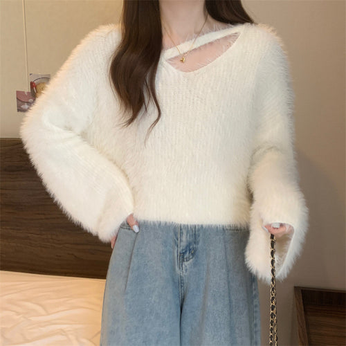 Kvinders hyggelige sweater med blødt materiale og afslappet snit Stilla