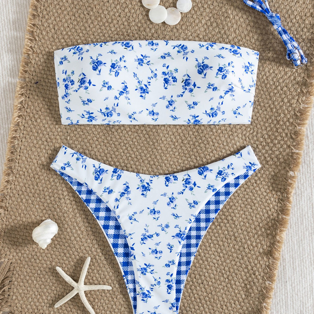 Dame bandeau-bikini Skovae