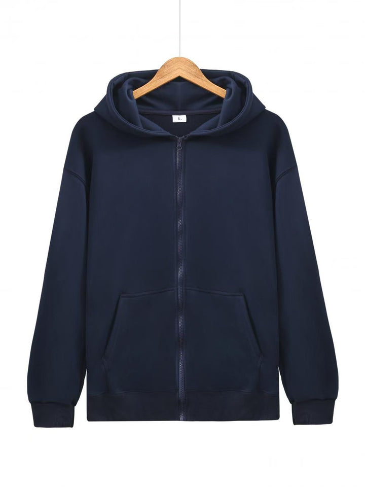 Dame hoodie jakke med fuld lynlås og praktiske lommer Skovae