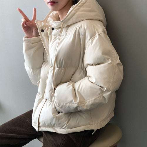 Dame quilted jacket med hætte og praktiske lommer Stilla