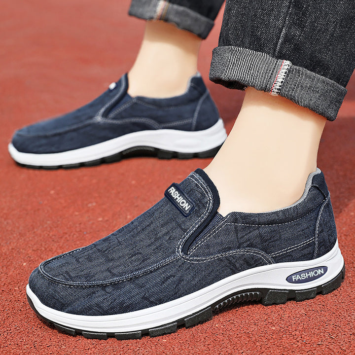 Herre Behagelige Slip-On Sneakers med elastisk design og skridsikker sål Stilla