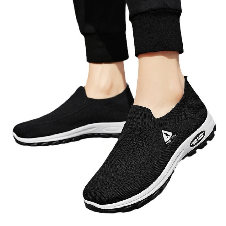 Femme Let Slip-On Sport Sneakers med Åndbart Strikdesign Stilla
