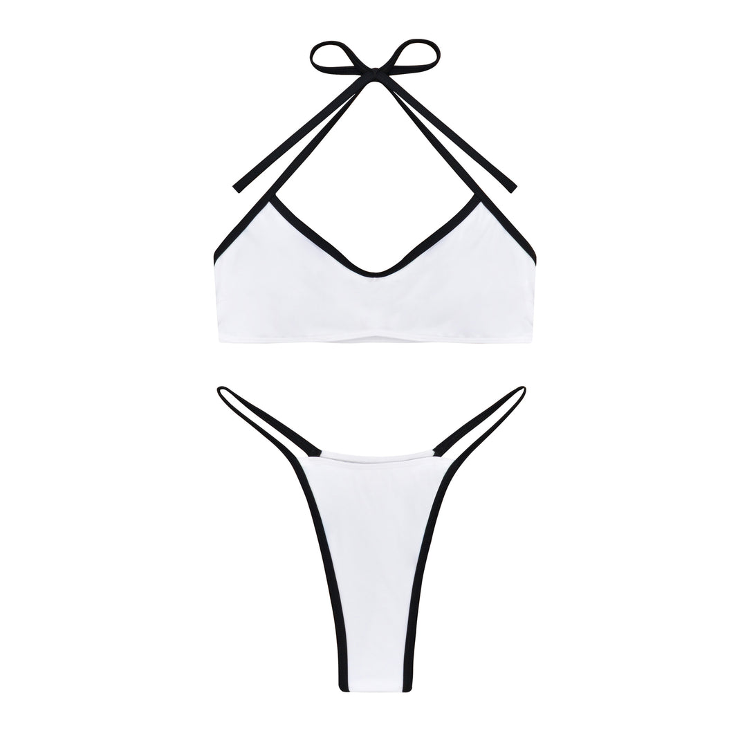 Dame Mikro-Bikini med trendy dyreprint Skovae