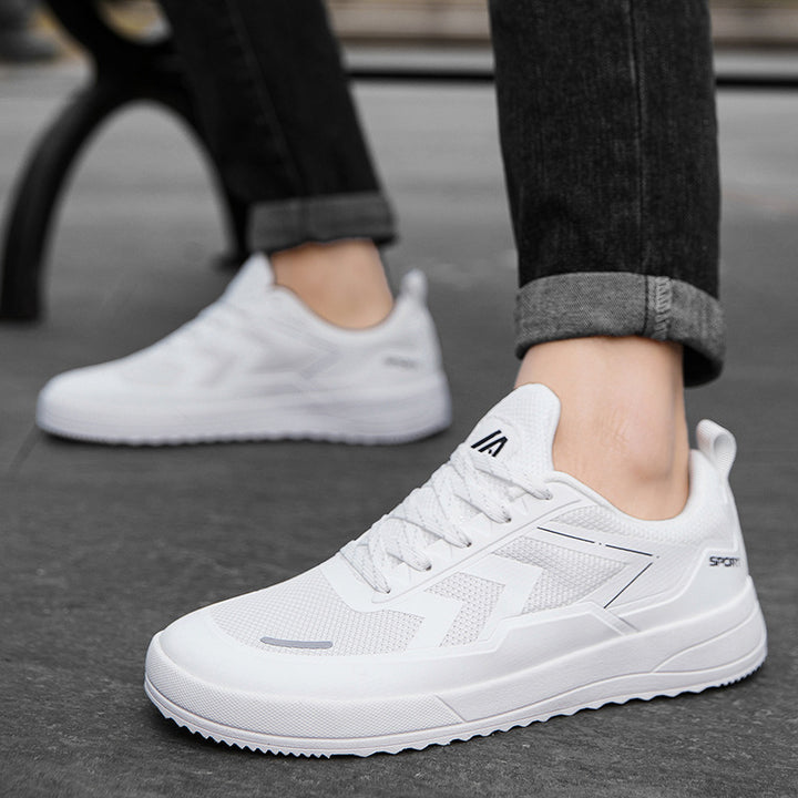 Unisex nan urbane åndbar mesh-sneakers med savtakket greb sål og polstret indgang Skovae