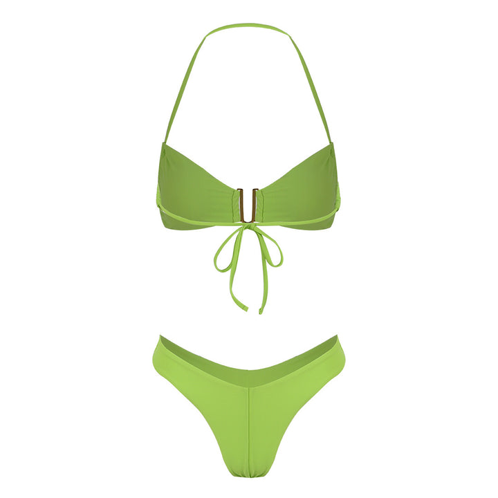 Dame Bikini-sæt med stilfuld knude og elegant design Stilla
