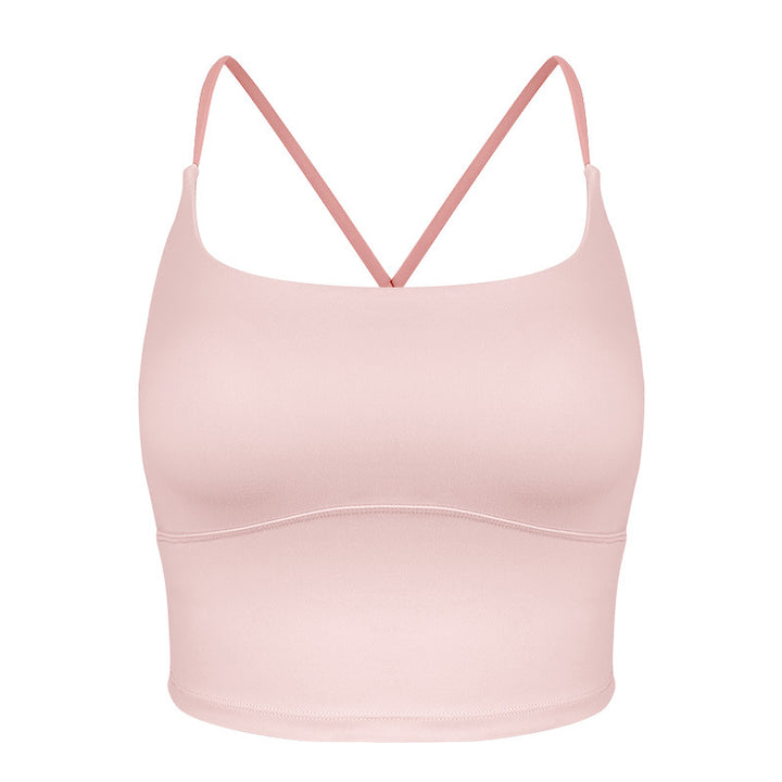 Dame sporty bustier med dobbelt stropdesign og innovative fugttransportteknologier Stilla