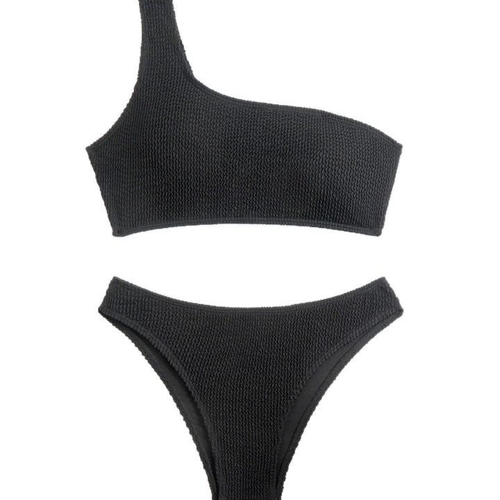 Dame En-sidet Bikini med struktureret overmateriale Skovae