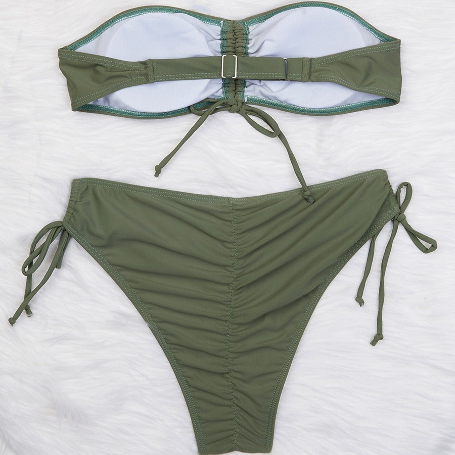 Femme Bandeau Cut-Out Bikini Set Stilla