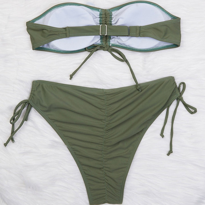 Femme Bandeau Cut-Out Bikini Set Stilla