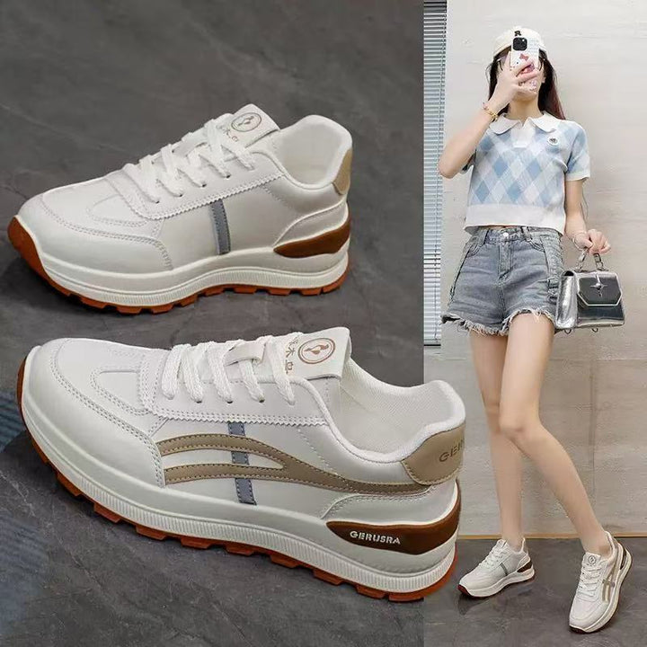 Dame Premium Sneakers med polstret sål og åndbart overmateriale Stilla