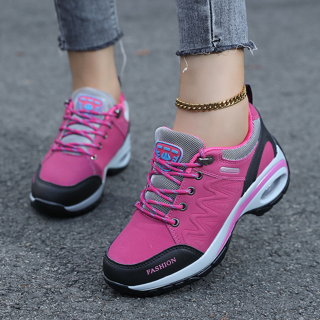 Dame nan sporty kile-sneakers med polstret luftpude-sål Skovae