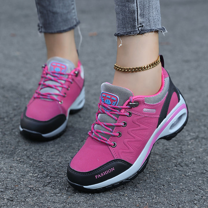 Dame nan sporty kile-sneakers med polstret luftpude-sål Skovae
