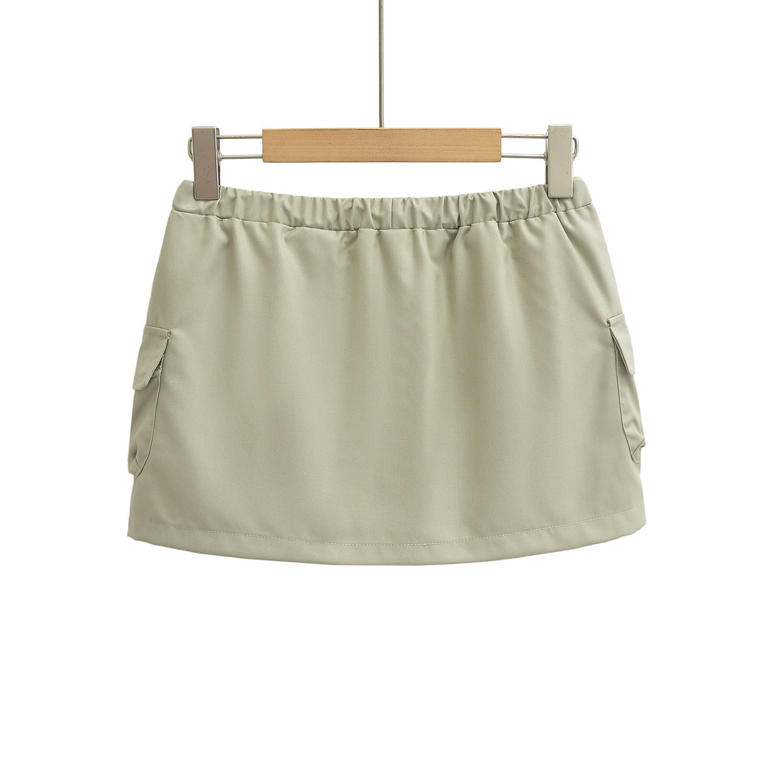 Dame Cargo-shorts med elastisk talje og praktiske sidelommer Stilla