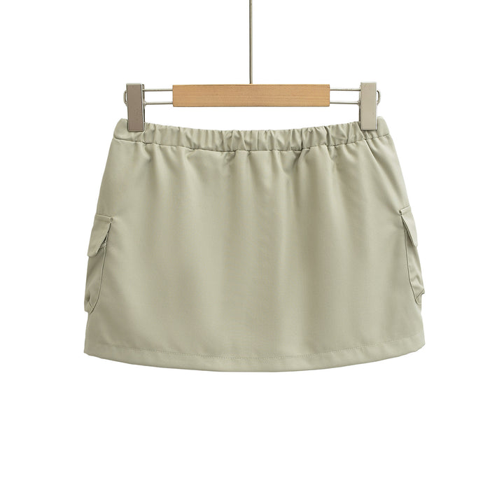 Dame Cargo-shorts med elastisk talje og praktiske sidelommer Stilla