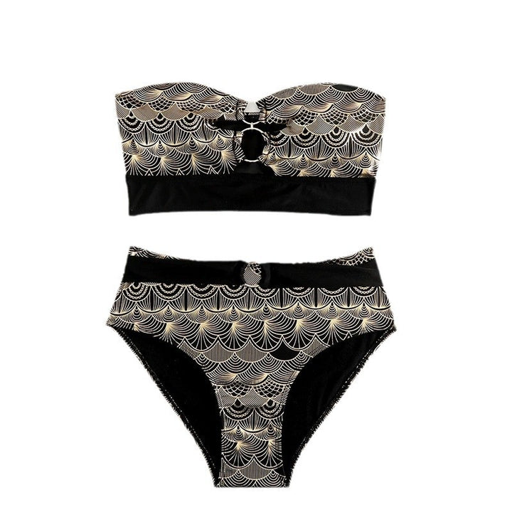 Dame Høj Talje Bikini Sæt Stilla 1750840066