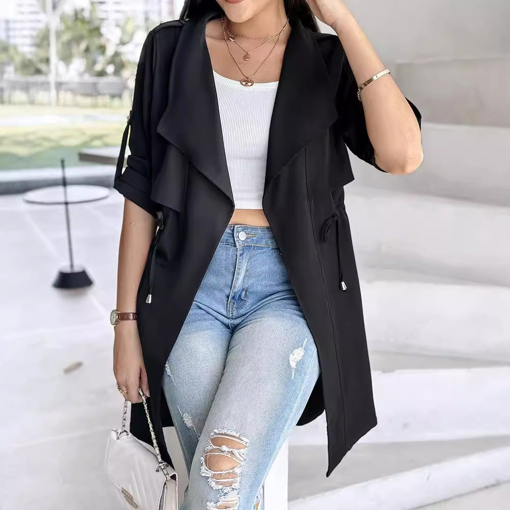 Dame Stilfuld Utility-Trenchcoat Stilla