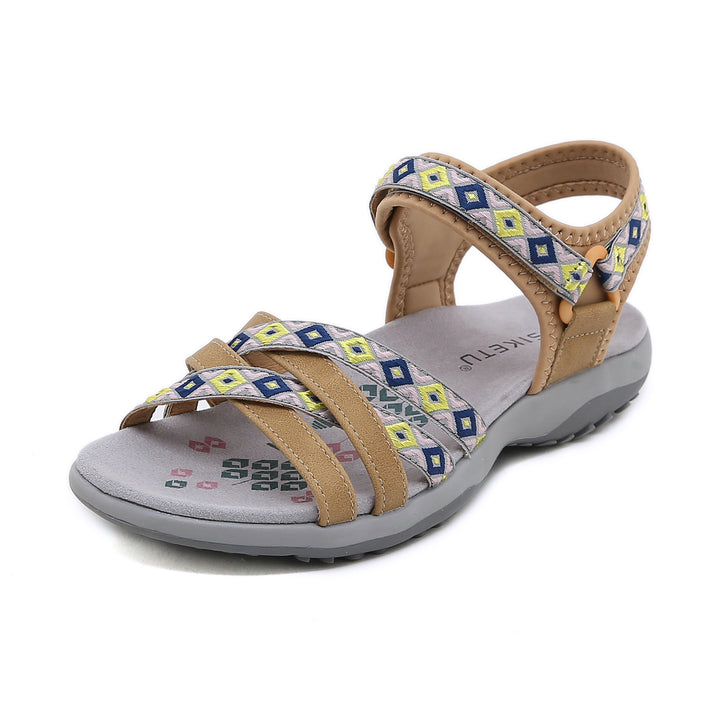 Dame Outdoor-sandaler med justerbare remme og ergonomisk fodseng Stilla