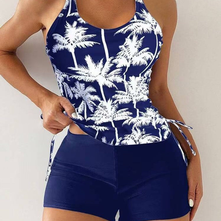 Dame Tankini med alsidig snit og sporty shorts Stilla