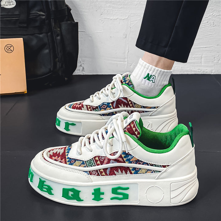 Femme Etnisk Mønstret Lækre Sneakers Stilla
