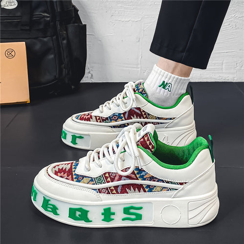 Femme Etnisk Mønstret Lækre Sneakers Stilla
