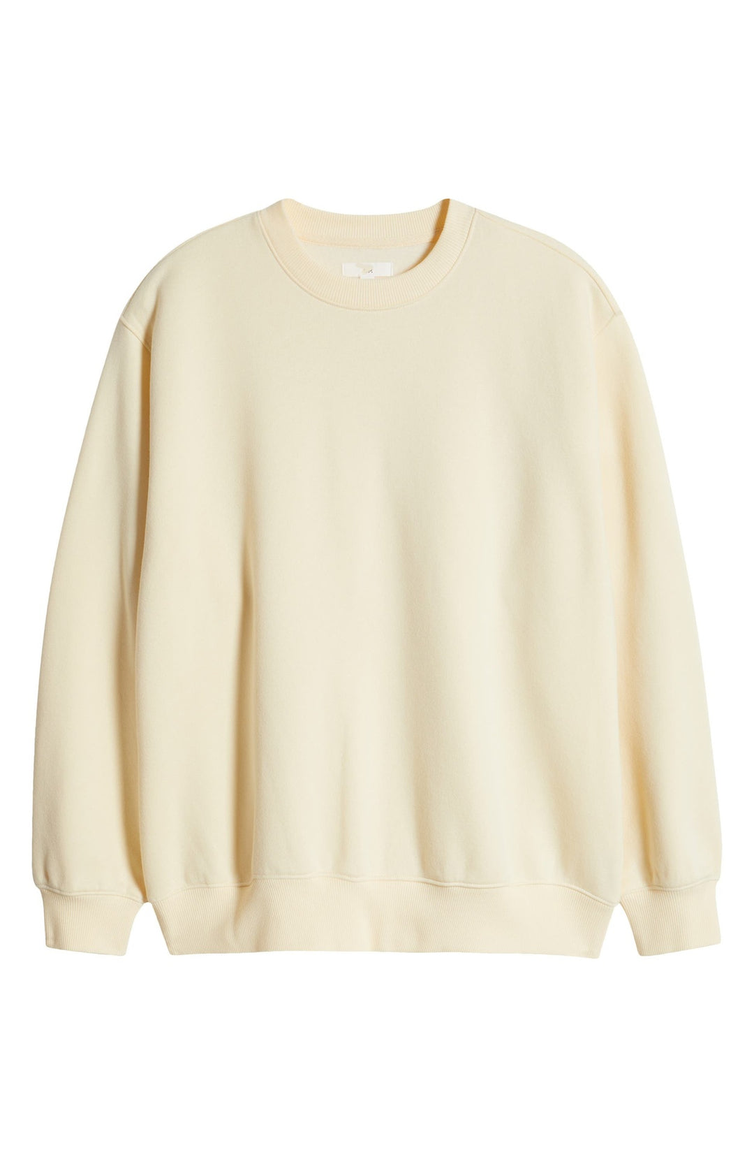 Dame afslappet sweatshirt med klassisk rund halsudskæring Stilla