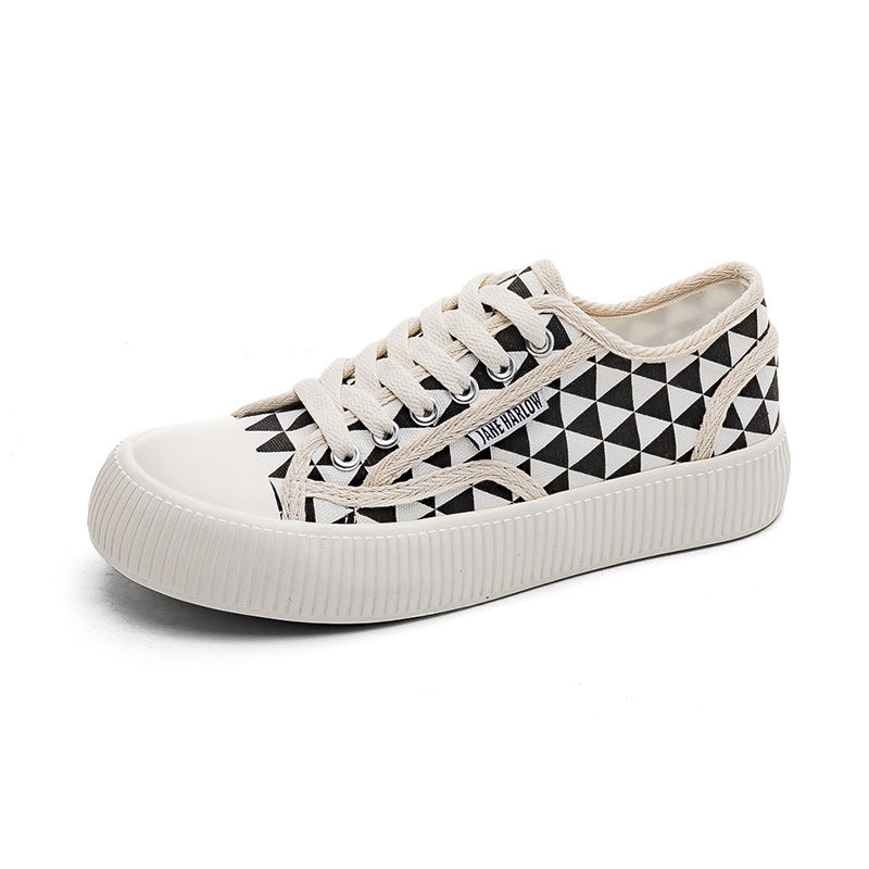 Dame Sneakers med grafisk print og tyk sål Stilla