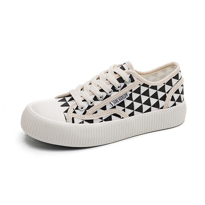 Dame Sneakers med grafisk print og tyk sål Stilla