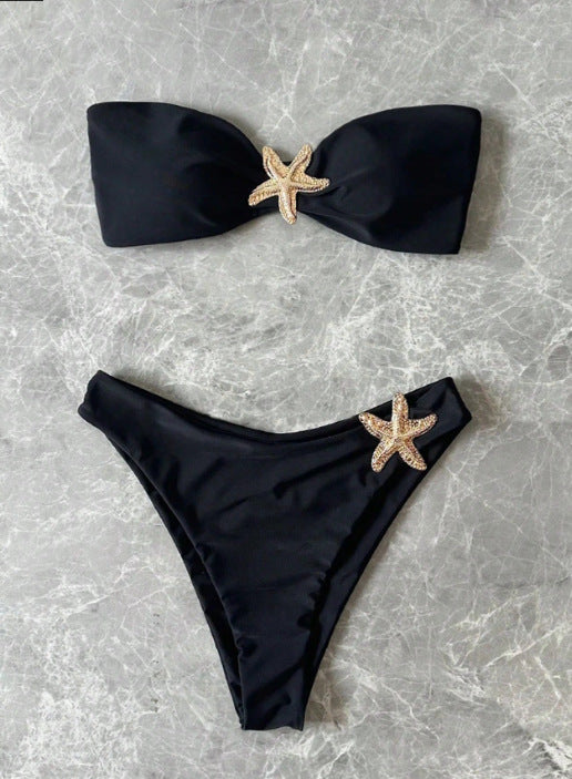 Dame luksus bandeau bikini sæt Stilla