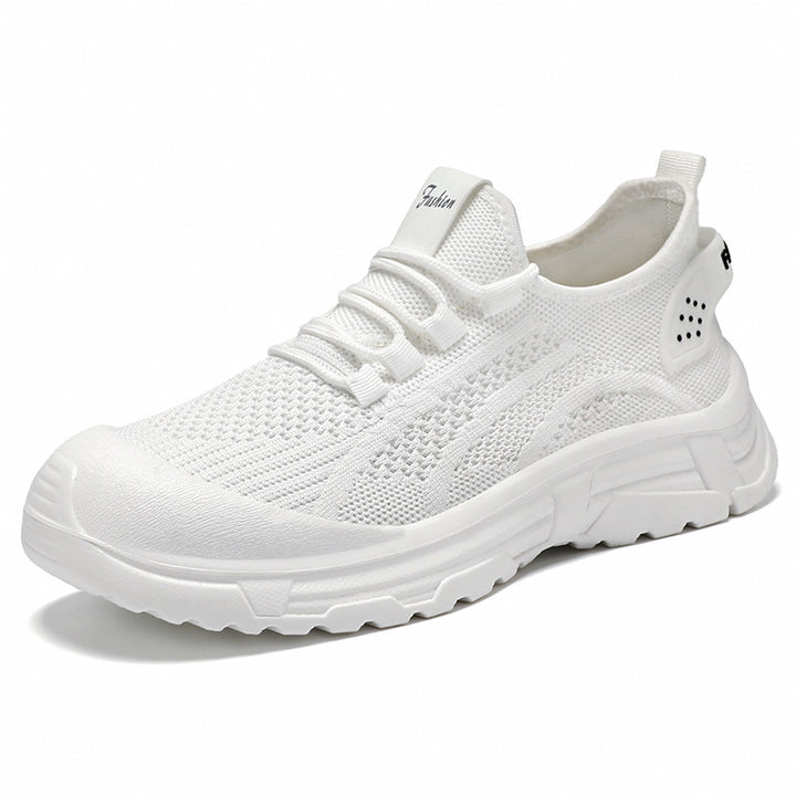 Dame Lettere Sport-Sneakers med åndbart netmateriale og fleksibelt såleprofil Stilla