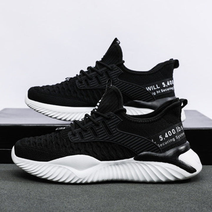 Herrer Åndbare Fritids Sneakers med Fleksibelt Design Stilla