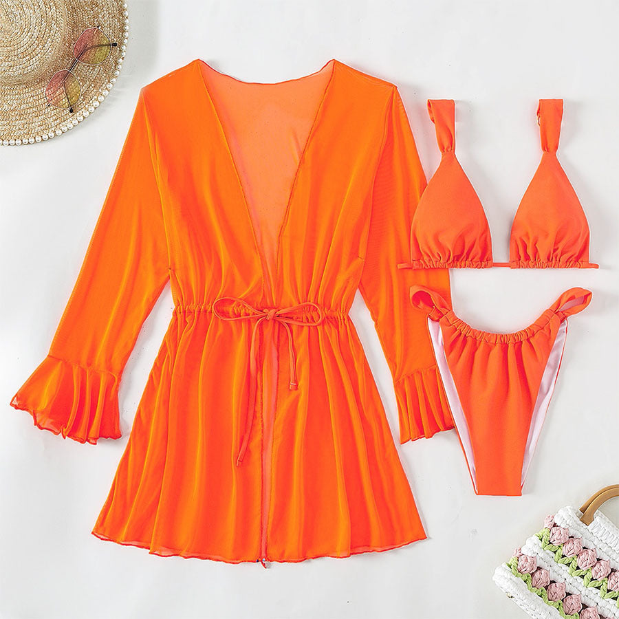 Dame Breezy Wrap Bikini Sæt Stilla