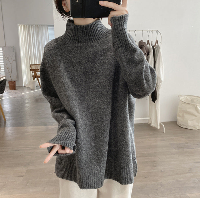 Femme Chunky Strik Højkrave sweater Stilla