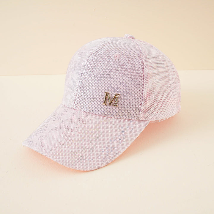 Dame Mode Baseball-cap med stilfuldt mesh-design og glimmer-applikation Skovae