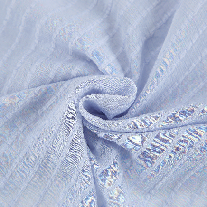 Dame legers Blusenshirt med brede shorts og minimalistiske detaljer Stilla