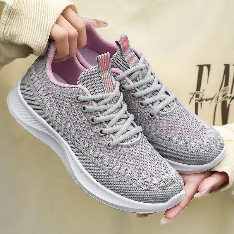 Dame Sporty Åndbare Sneakers med elastisk Overdel Stilla