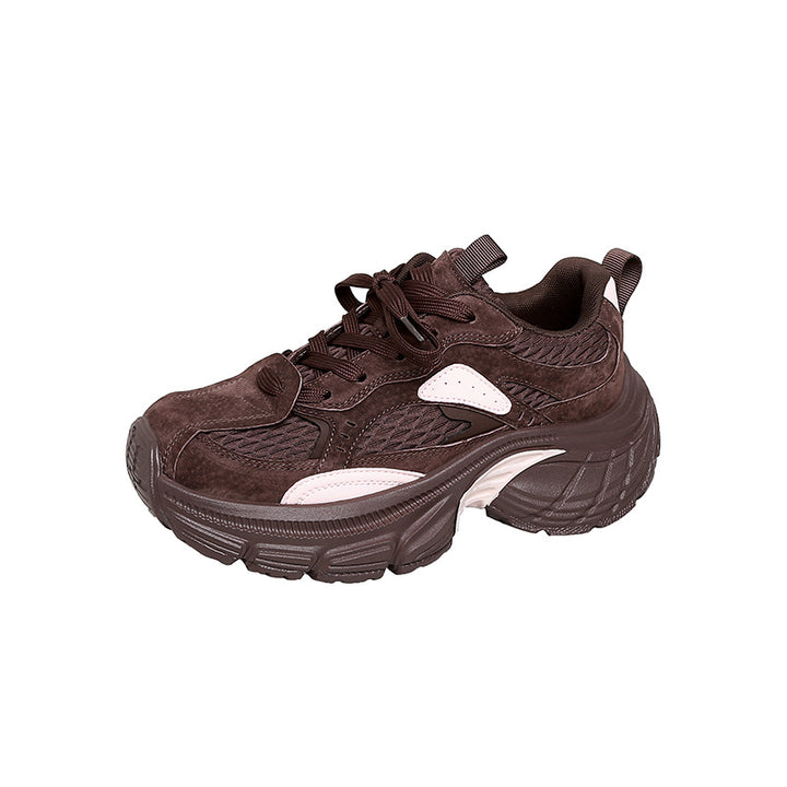 Dame mode Chunky Sneakers med åndbart mesh-overmateriale og robust profil Stilla