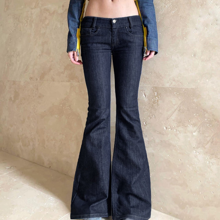 Dame Flared Jeans i elegant vintage-stil Skovae