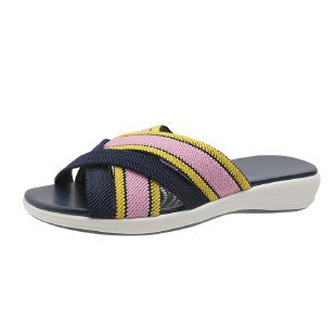 Dame Komfortable Slide-sandaler med moderigtigt remdesign og ergonomisk fodbede Stilla