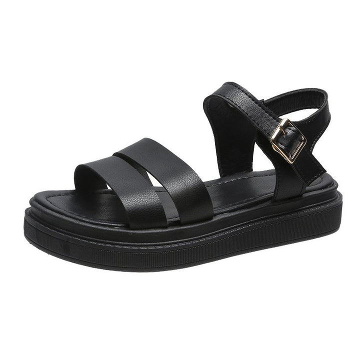 Dame Plateau-sandaler med justerbar rem og komfortabel sål Stilla