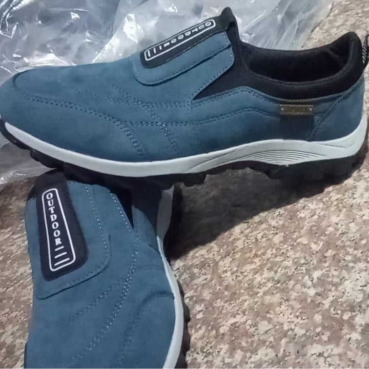 Dame Sporty Slip-On Sko med skridsikker sål og åndbart overdækning Stilla